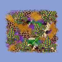 Mardi Gras Plaid Purple Glitter Background Long Sleeve Tee | Teevron