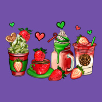 Strawberry Coffee Cups Premium Sweatshirt | Teevron