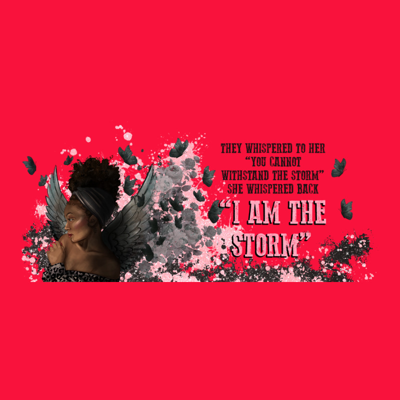 I Am The Storm With Girl And Butterflies Classic Tee by TumblerDesignByShophia | Teevron