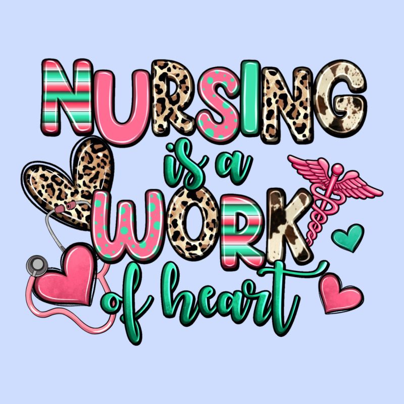Nursing Is A Work Of Heart Urban Heavy Tee by RanaPortraitStore | Teevron
