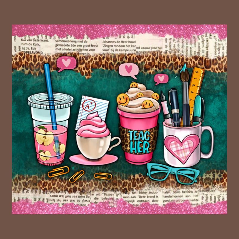 Teacher Coffee Cups Premium Sweatshirt by AdoDesignShop | Teevron