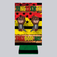 Juneteenth Freedom Day 12 Oz Can Cooler (slim) 2 Heavyweight Sweatshirt | Teevron