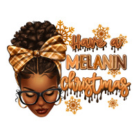 Have a melanin Christmas afro woman | Teevron