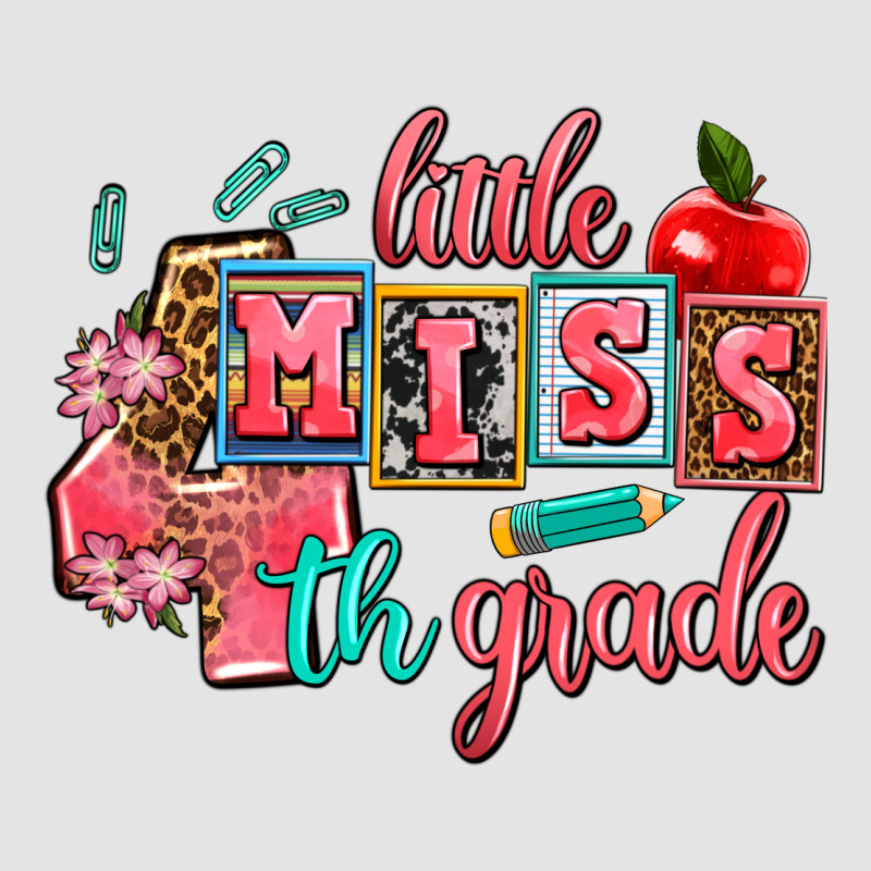 Little Miss 4 Th Grade Premium Sweatshirt by AdoDesignShop | Teevron