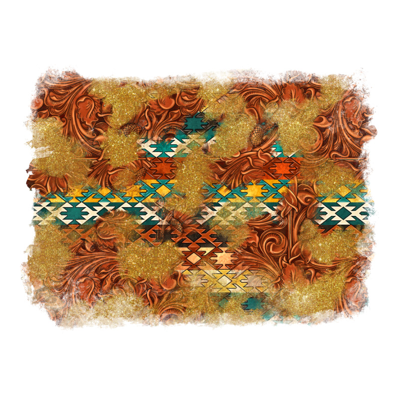 Aztec Background Pattern Western Premium Tee by texasbilliewilder | Teevron