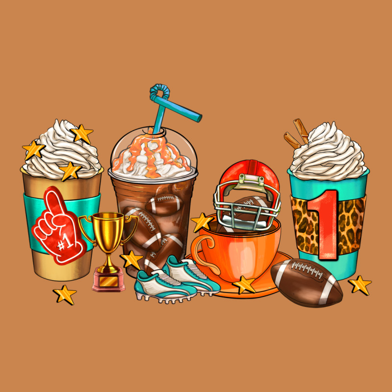 American Football Coffee Cups Heavyweight Hoodie by AdoDesignShop | Teevron