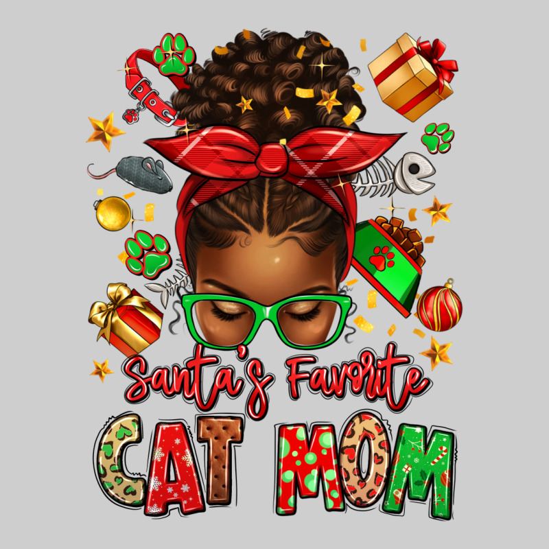 Santas Favorite Cat Mom Premium Tee by texasbilliewilder | Teevron