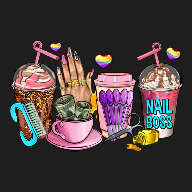 Nail Art  Coffee Cups Heavyweight Hoodie by AdoDesignShop | Teevron