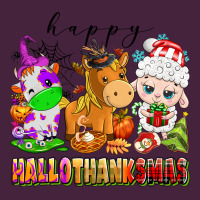 Happy Hallothanksmas Farm Animals Premium Tee | Teevron