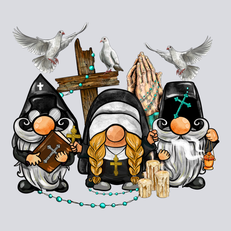 Pastor Nun Religious Gnome Zipper Hoodie by BarkalooDesign | Teevron