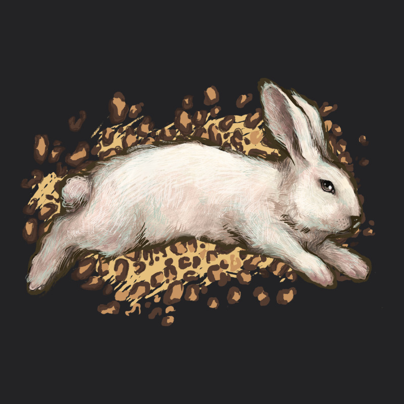 Bunny Rabbit Leopard Easter Day Vintage Tee by HowdyJamesFarm | Teevron
