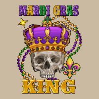 Skull Mardi Gras King Long Sleeve Tee | Teevron