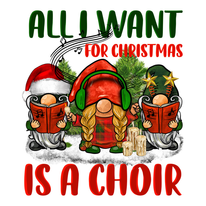 All I Want For Christmas Is A Choir Zipper Hoodie by BarkalooDesign | Teevron