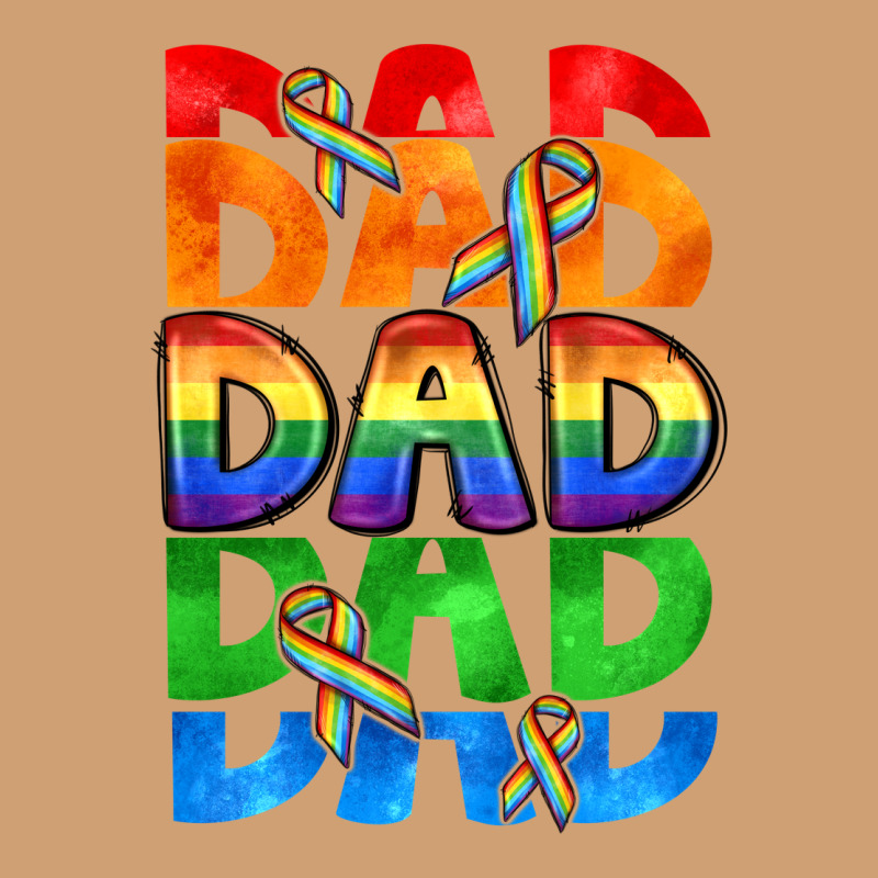 Dad Dad Dad Pride Vintage Tee by CowGirlArtShop | Teevron