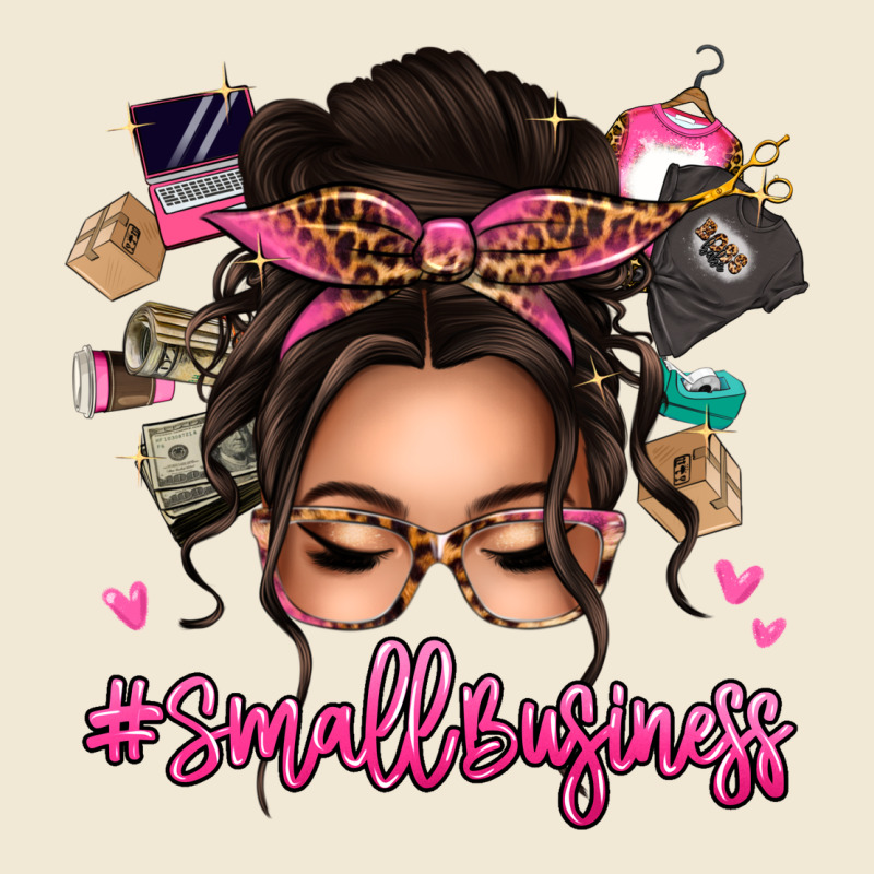 Small Business Messy Bun Premium Tee by texasbilliewilder | Teevron