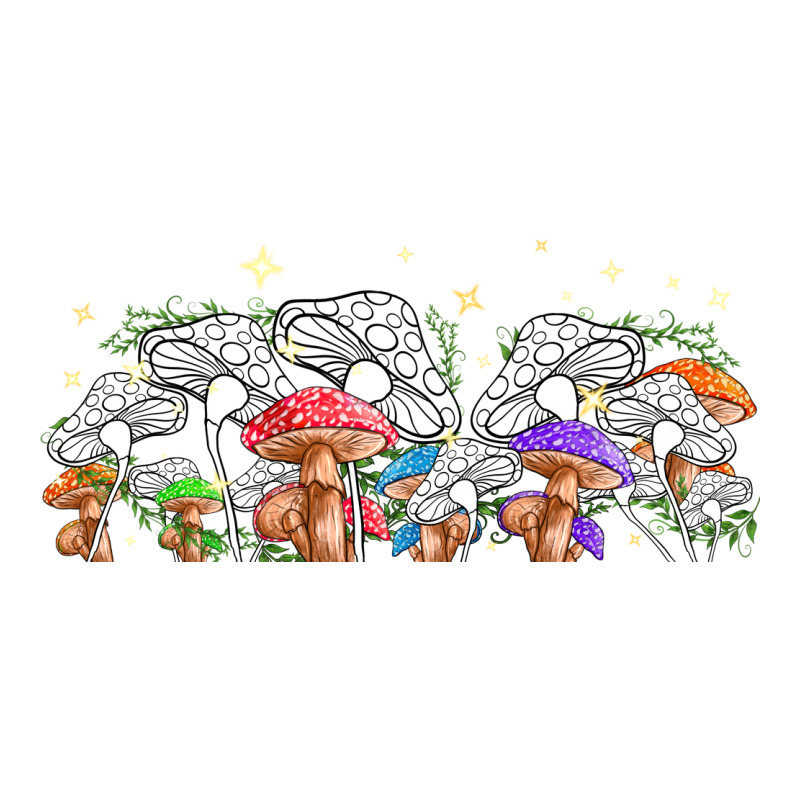 Magic Mushroom Ladies Tee by TumblerDesignByShophia | Teevron