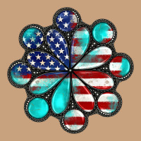 American Flag Turquoise Gemstone 4th Of July Vintage Tee | Teevron