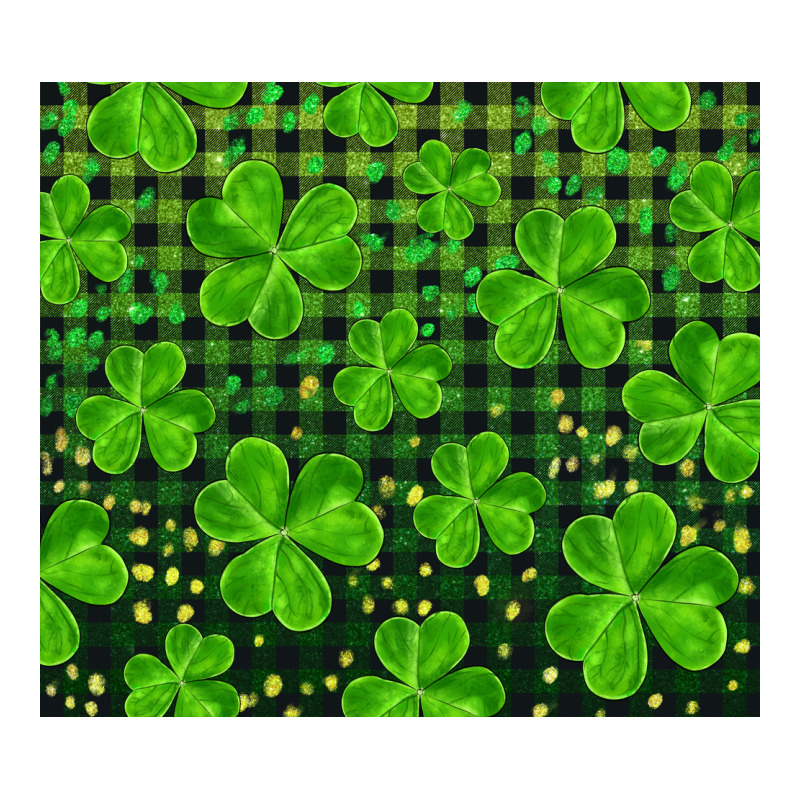 Shamrock And Plaid Premium Tee by RanaPortraitStore | Teevron