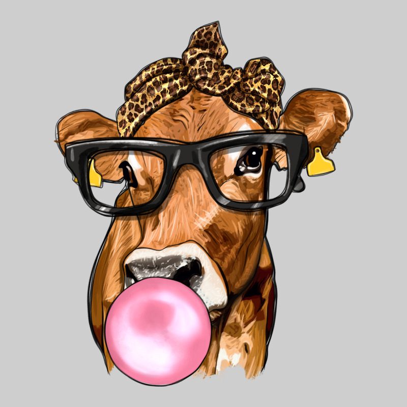 Cow Lick With Leopard Bandana Premium Tee by texasbilliewilder | Teevron
