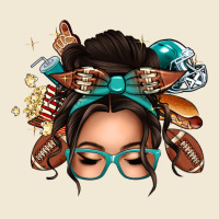 American Football Messy Bun Premium Tee | Teevron