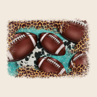 American Football Leopard Cowhide Turquoise  Leather Background Zipper Hoodie | Teevron