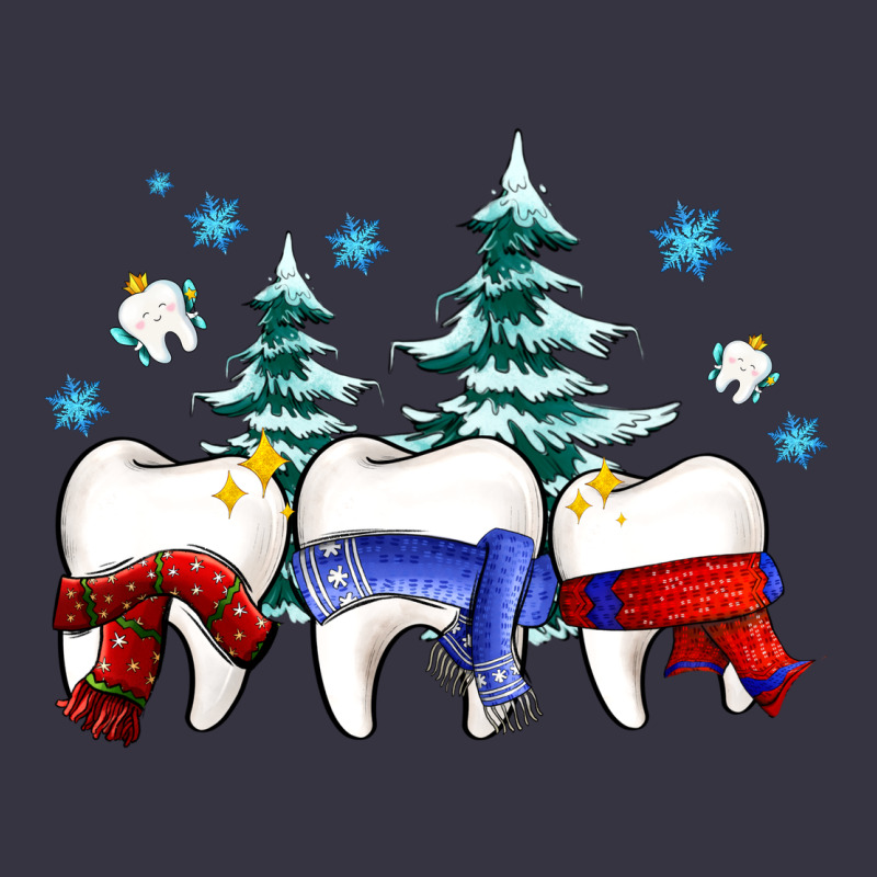 Dental Christmas Tree Teeth And Winter Ado Vintage Hoodie by OliviaCreatesArt | Teevron