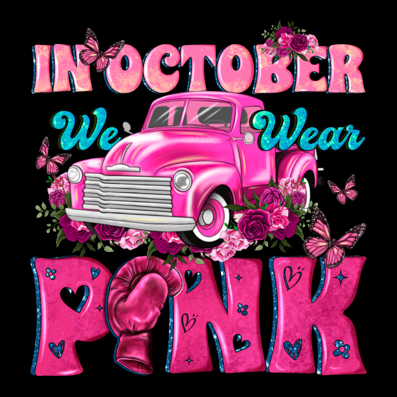 In October We Wear Pink Truck Premium Tee by texasbilliewilder | Teevron