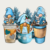 Winter Coffee Gnome Zipper Hoodie | Teevron