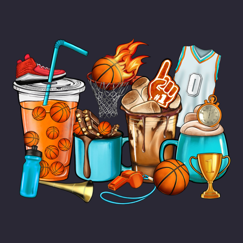 Basketball Coffee Cups Vintage Tee by HowdyJamesFarm | Teevron