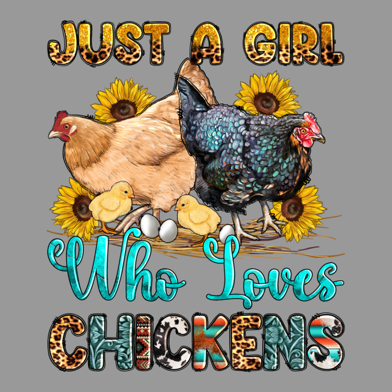Just A Girl Who Loves Chickens Vintage Hoodie by OliviaCreatesArt | Teevron