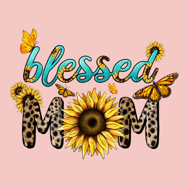 Blessed Mom Sunflower Butterfly Mother's Day Urban Heavy Tee by HowdyJamesFarm | Teevron