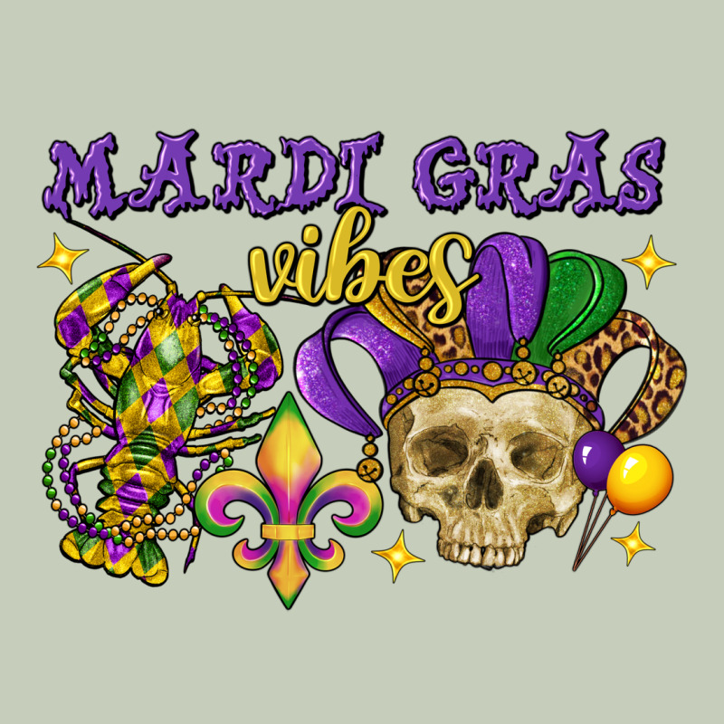 Mardi Gras Vibes Skull Long Sleeve Tee by FaDigitalArtStudio | Teevron