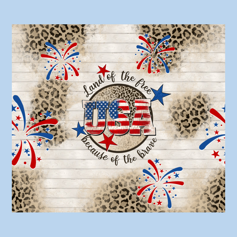 Usa Land Of The Free Because Of The Brave Classic Tee by TumblerDesignByShophia | Teevron