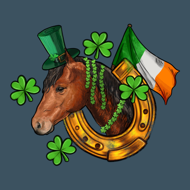 Horse With Horseshoe St. Patrick's Urban Heavy Tee by CowGirlArtShop | Teevron