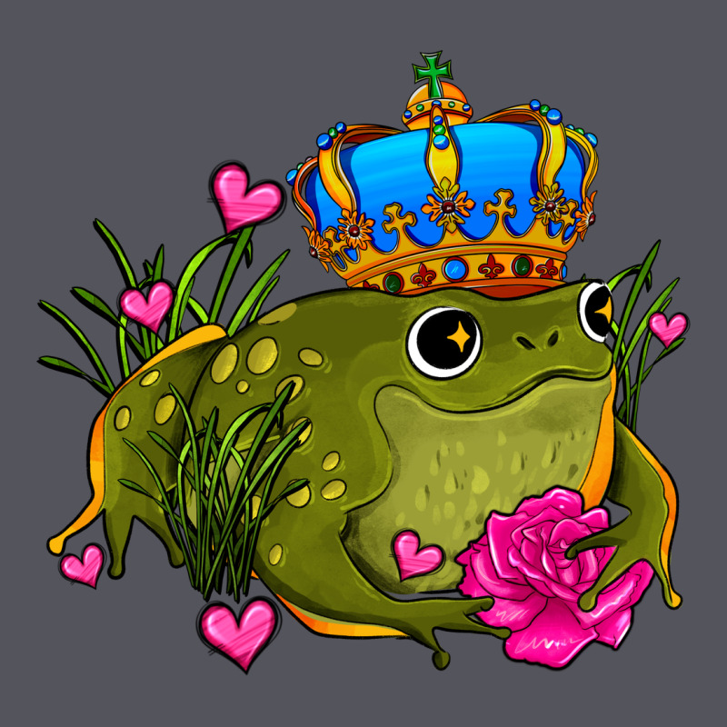 Valentines Day Frog Prince Olivia Vintage Hoodie by OliviaCreatesArt | Teevron