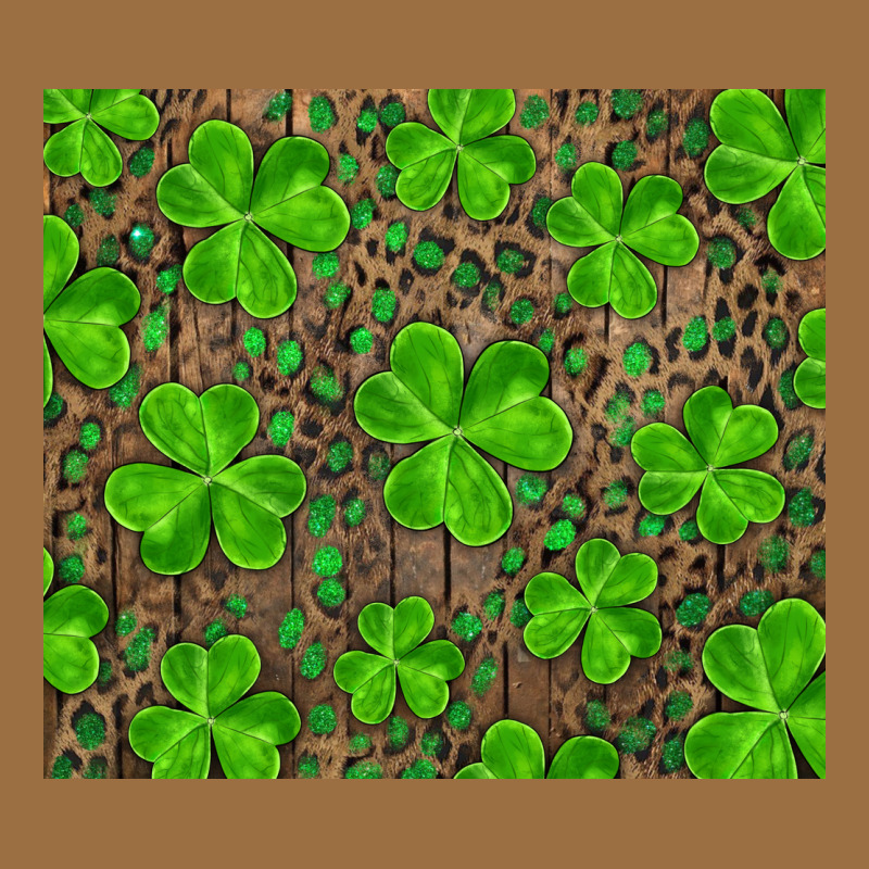 Shamrock And Leopard Vintage Tee by RanaPortraitStore | Teevron