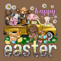 Happy Easter Truck With Farm Animals Premium Tee | Teevron