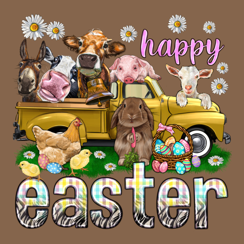 Happy Easter Truck With Farm Animals Premium Tee by NancyCooperArtShop | Teevron