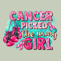 Cancer Picked The Wrong Girl Breast Cancer Long Sleeve Tee | Teevron