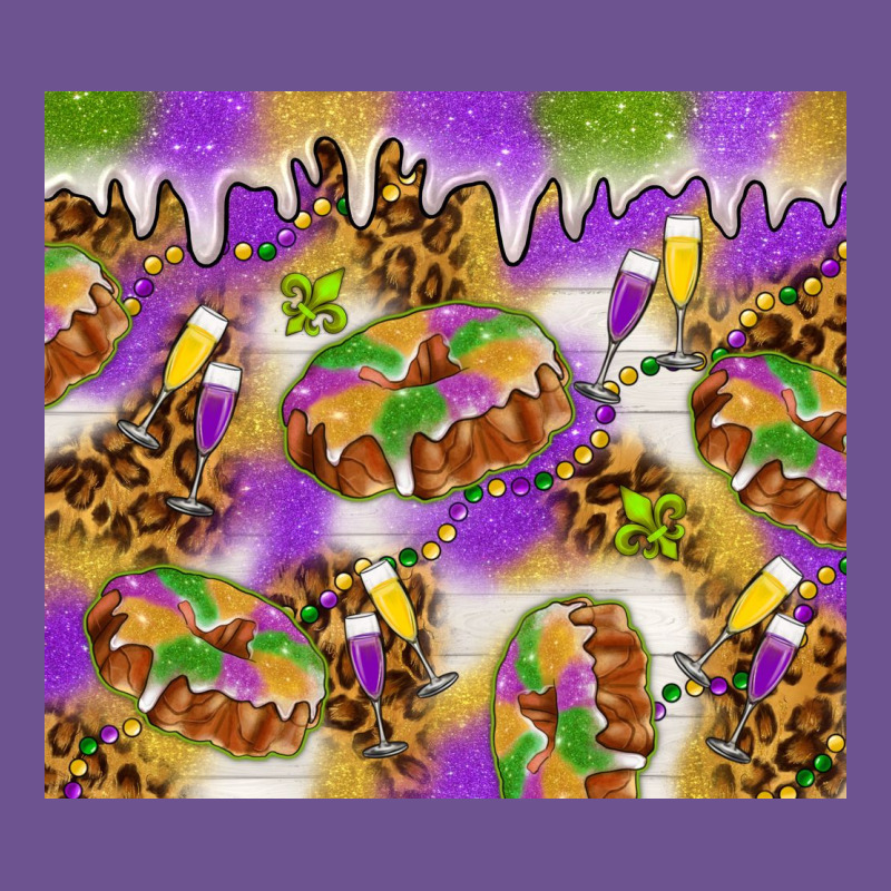 Mardi Gras With King Cake Tumbler Vintage Tee by HowdyJamesFarm | Teevron