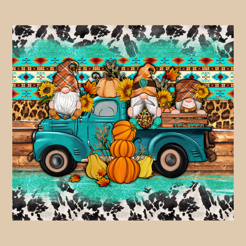 Western Fall Truck Gnomes Tumbler Heavyweight Sweatshirt by Artiststas | Teevron