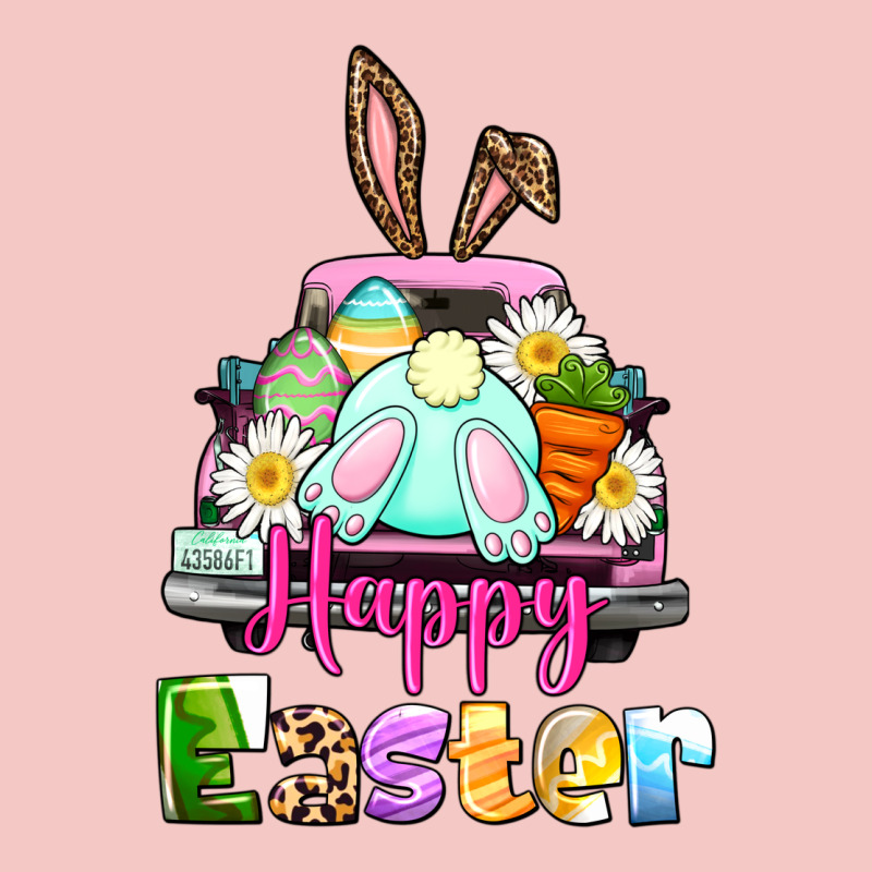 Bunny Happy Easter Truck Urban Heavy Tee by CowGirlArtShop | Teevron