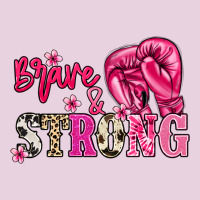 Brave And Strong Cancer Awareness Ladies Tee | Teevron
