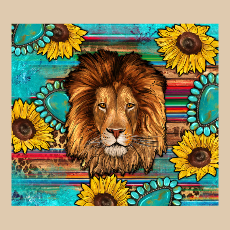 Western Lion Tumbler Heavyweight Sweatshirt by Artiststas | Teevron