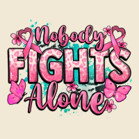 Nobody Fights Alone Cancer Awareness Ladies Tee | Teevron
