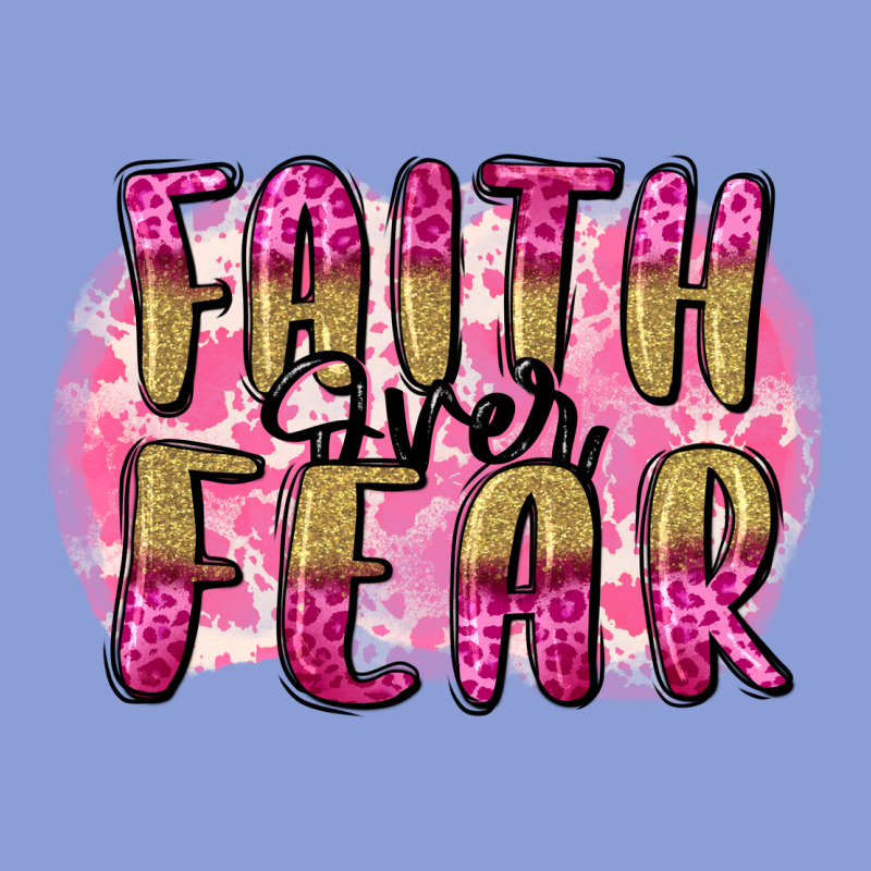 Faith Over Fear  Breast Cancer Awareness Long Sleeve Tee by FaDigitalArtStudio | Teevron