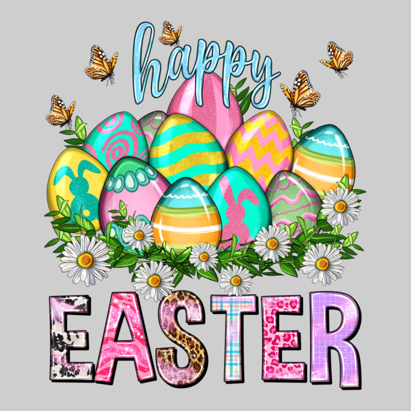 Happy Easter With Eggs Premium Tee by NancyCooperArtShop | Teevron