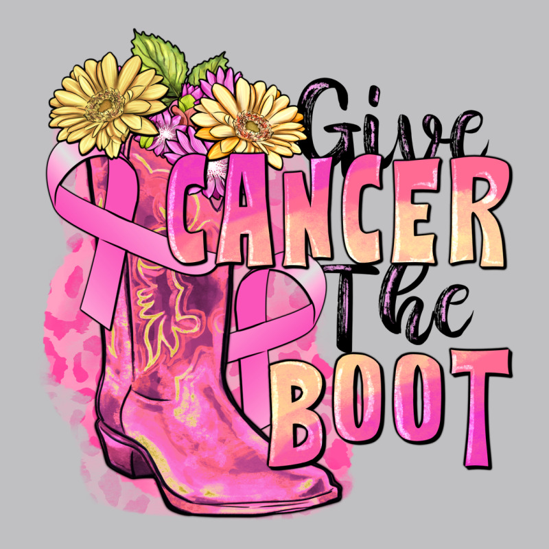 Give Cancer The Boot Long Sleeve Tee by FaDigitalArtStudio | Teevron