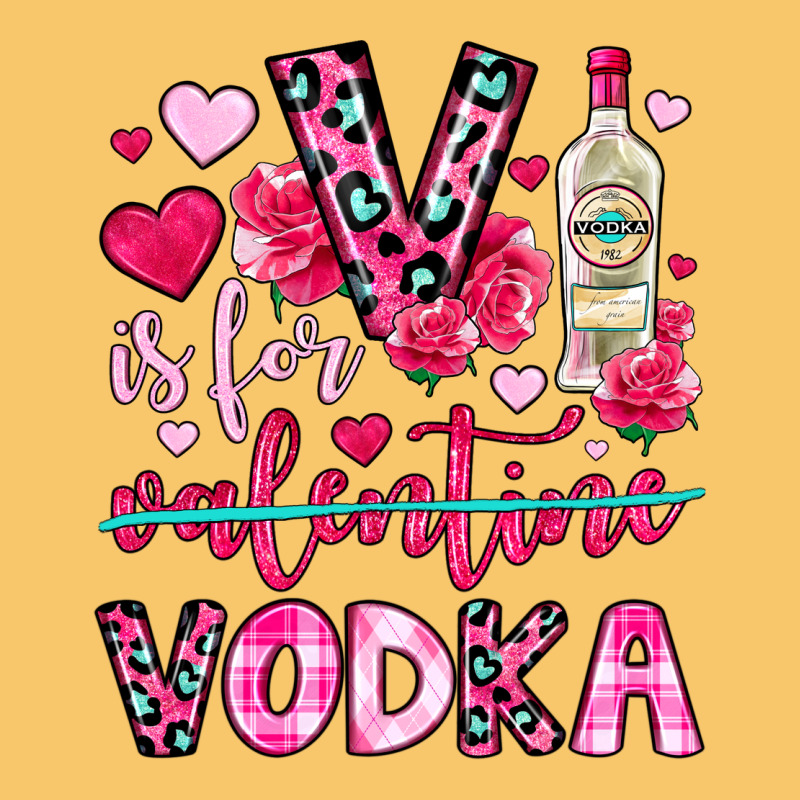 V Is For Vodka Vintage Hoodie by OliviaCreatesArt | Teevron