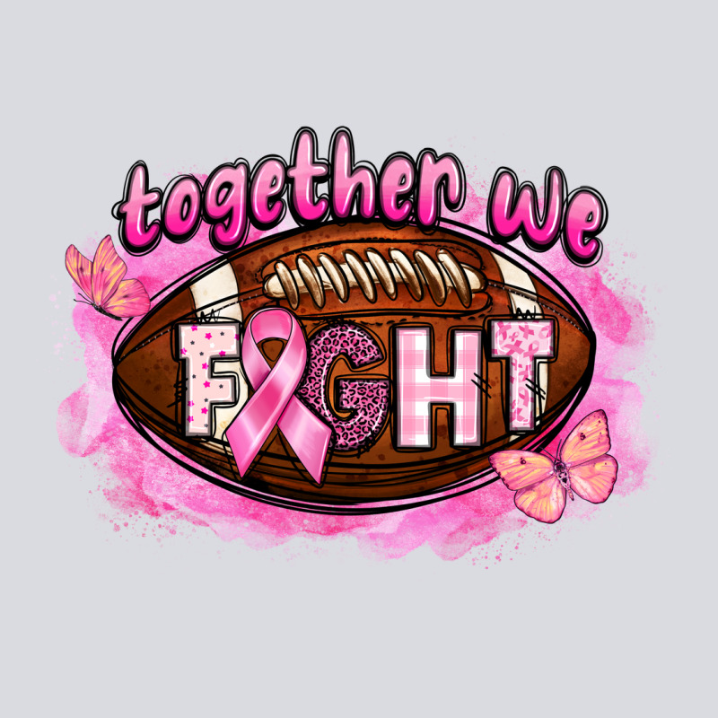 Together We Fight Football Zipper Hoodie by BarkalooDesign | Teevron